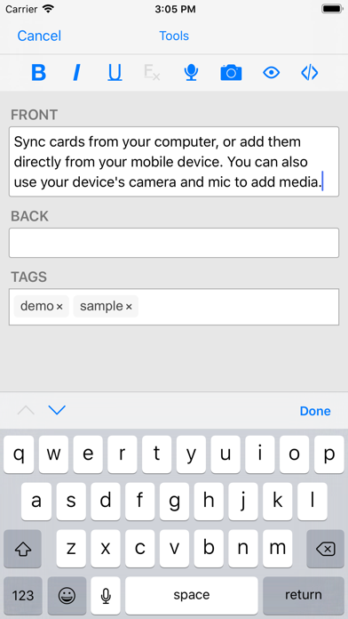 AnkiMobile Flashcardsの公式スクリーンショット3
