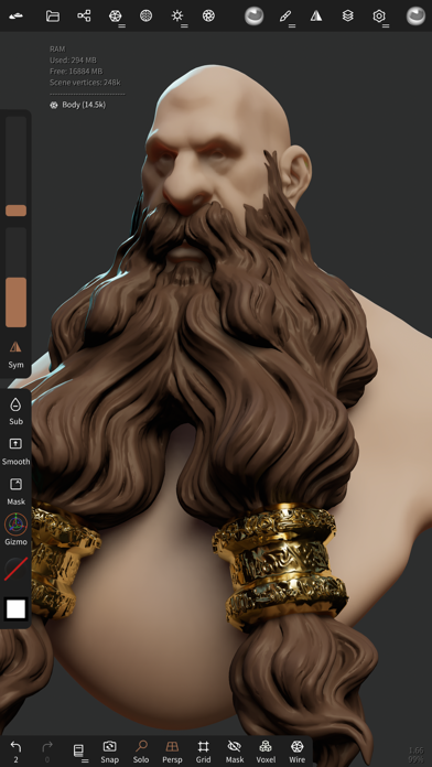 Nomad Sculpt公式スクリーンショット1