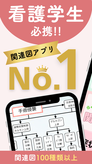 看護学生必携!関連図アプリの公式スクリーンショット1